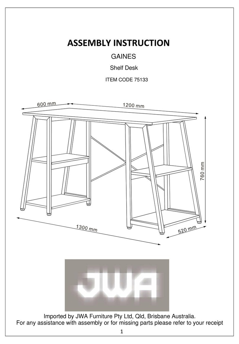 JWA GAINES 75133 User manual JWA GAINES 75133 User manual
