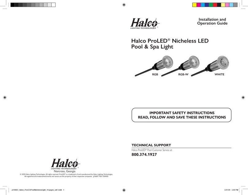 Halco ProLED FLCN Operating instructions