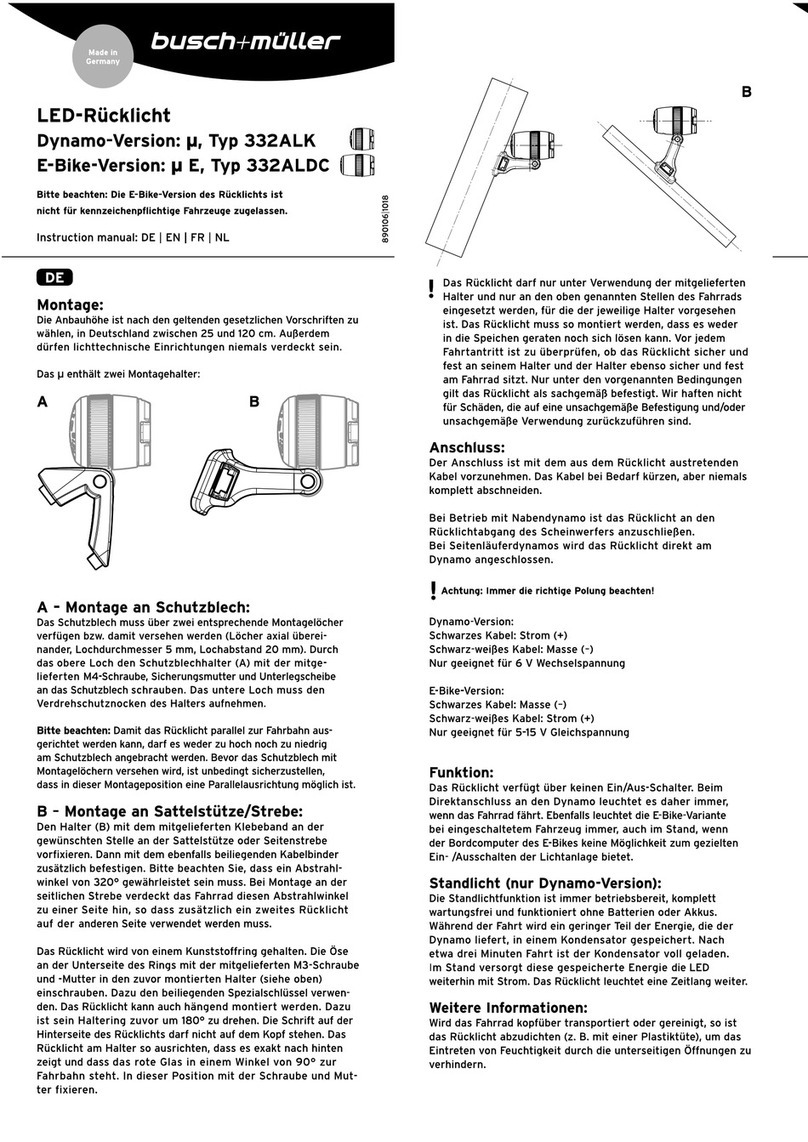 Busch+Müller Mu E 332ALK instruction manual