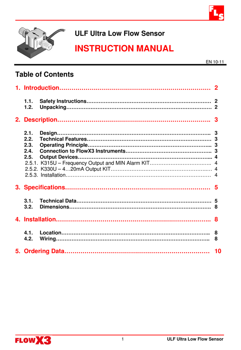 FLS FlowX3 series instruction manual
