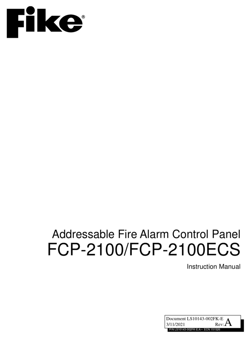 Fike FCP-2100 User manual