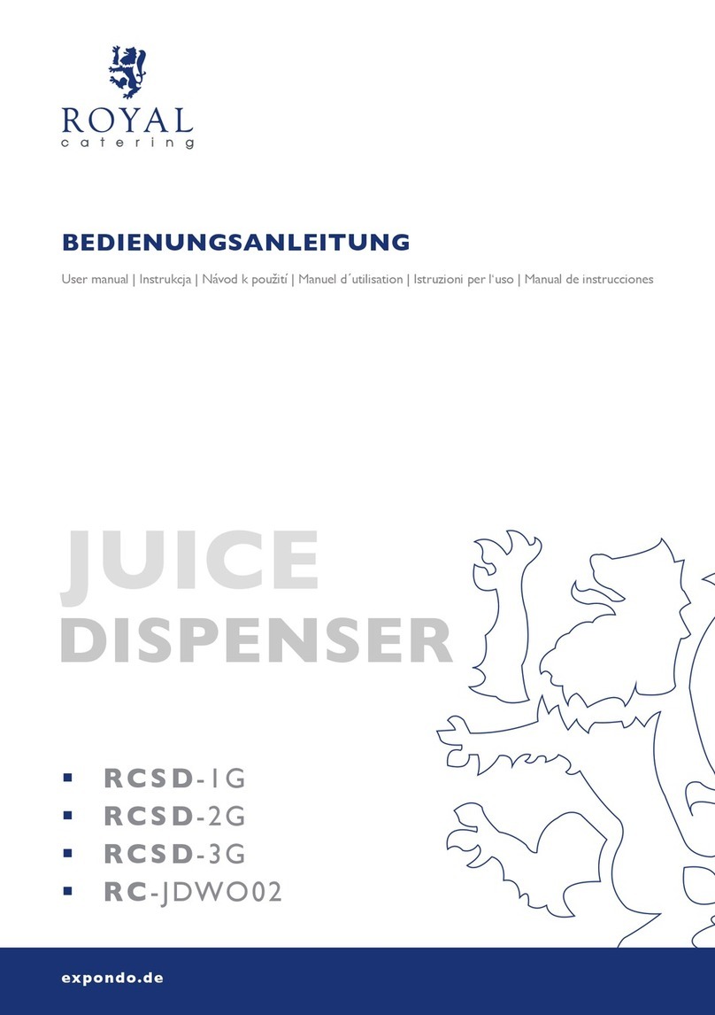 Royal Catering RCSD-1G user manual
