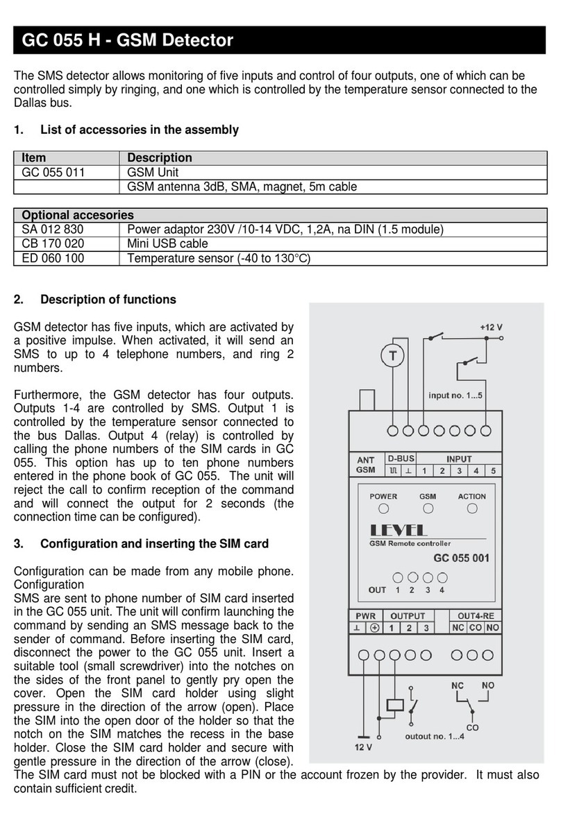 SMS GC 055 H quick start guide