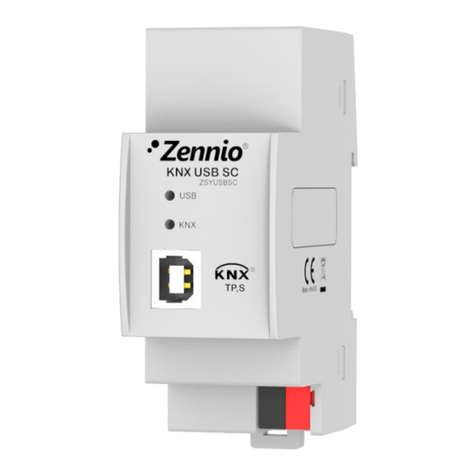 Zennio KNX USB SC User manual