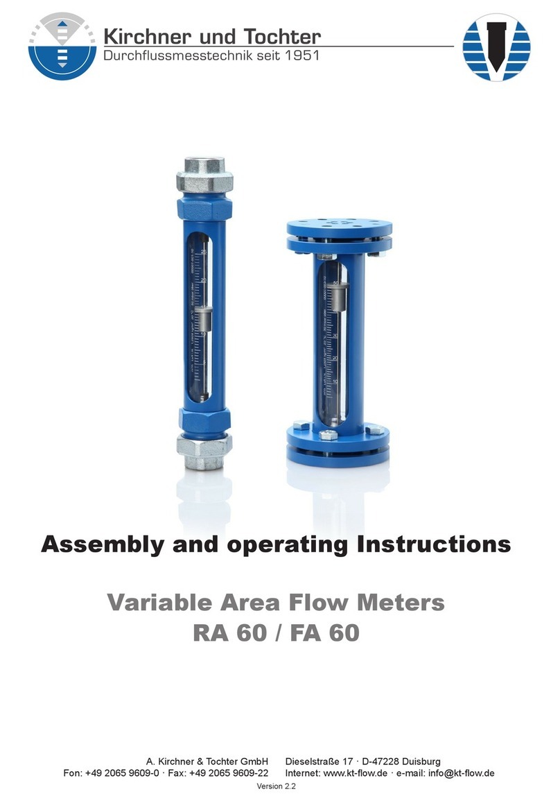 Kirchner und Tochter RA 60 Assembly and operating instructions
