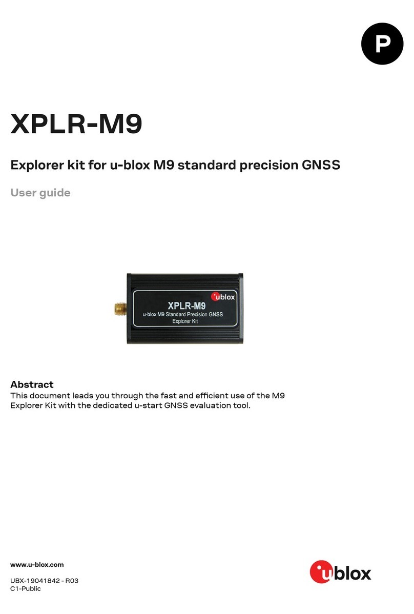 Ublox XPLR-M9 User manual