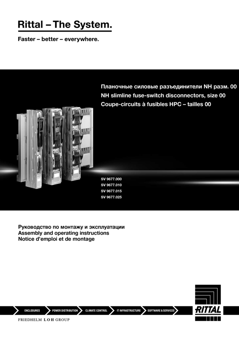 Rittal SV 9677.000 Assembly and operating instructions