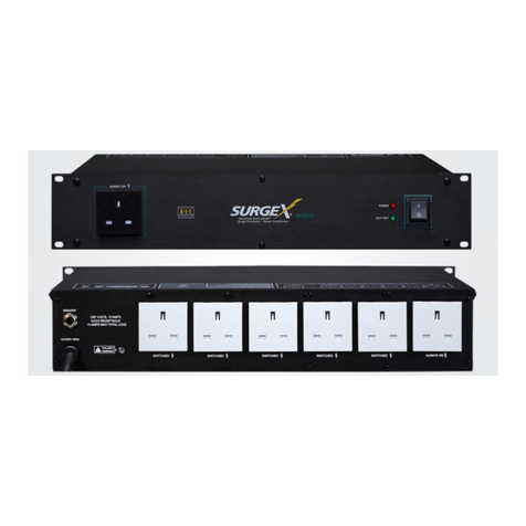 Ametek SurgeX SX2200 Series installation instructions