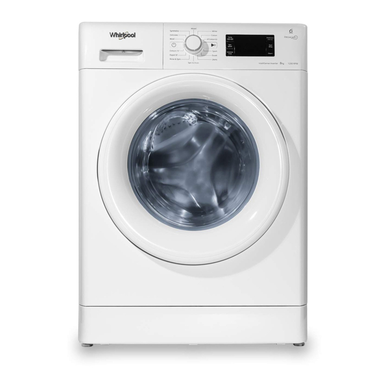 Whirlpool Front Loading Washing Machine User manual