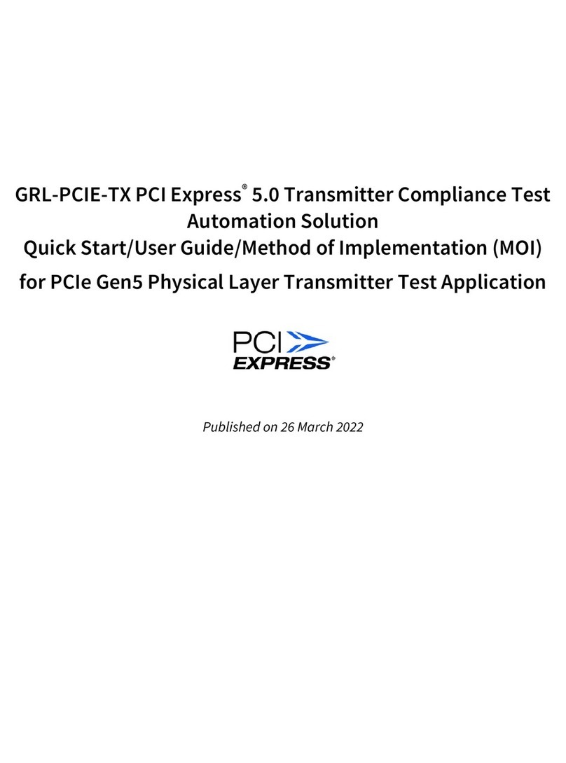 PCI Express GRL-PCIE-TX Setup guide