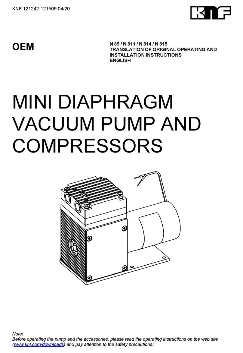 KNF N 89 User manual