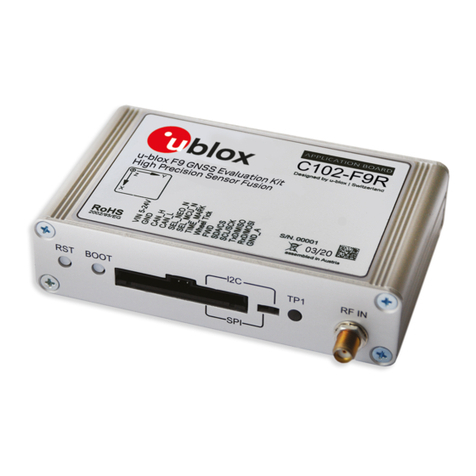 Ublox C102-F9R User manual