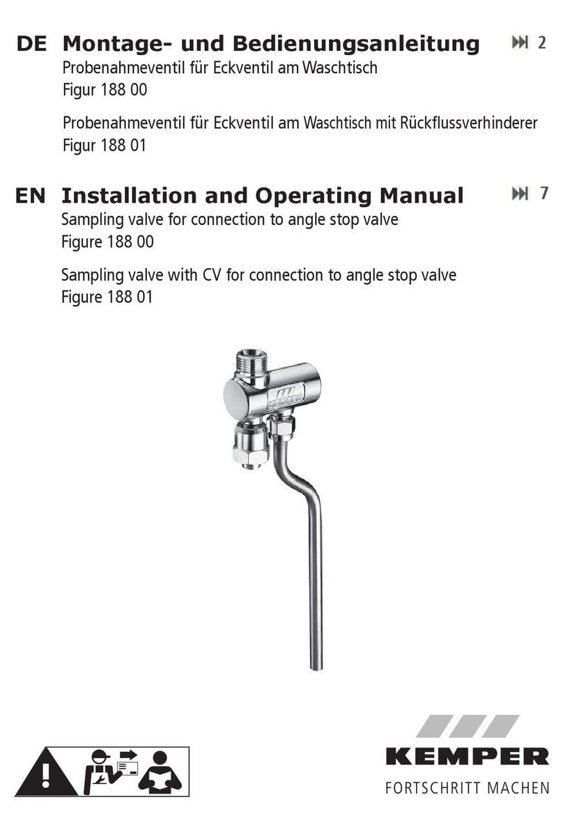 Kemper 188 00 User manual