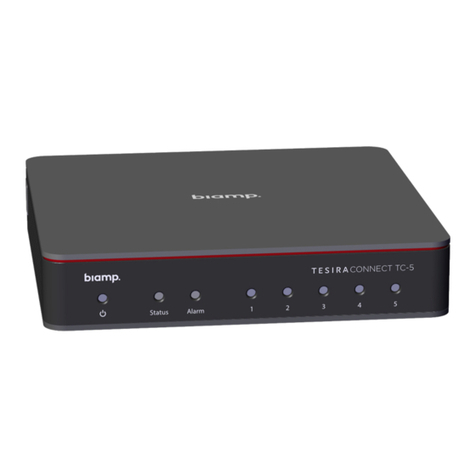 Biamp TesiraCONNECT TC-5 Installation & operation guide