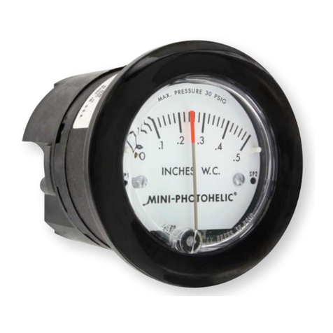 Dwyer Instruments Mini-Photohelic MP Series User manual Dwyer Instruments Mini-Photohelic MP Series User manual