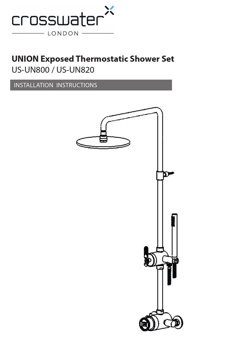 Crosswater UNION US-UN800 User manual Crosswater UNION US-UN800 User manual