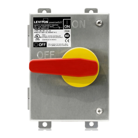 Leviton powerswitch MDS3-AC quick start guide