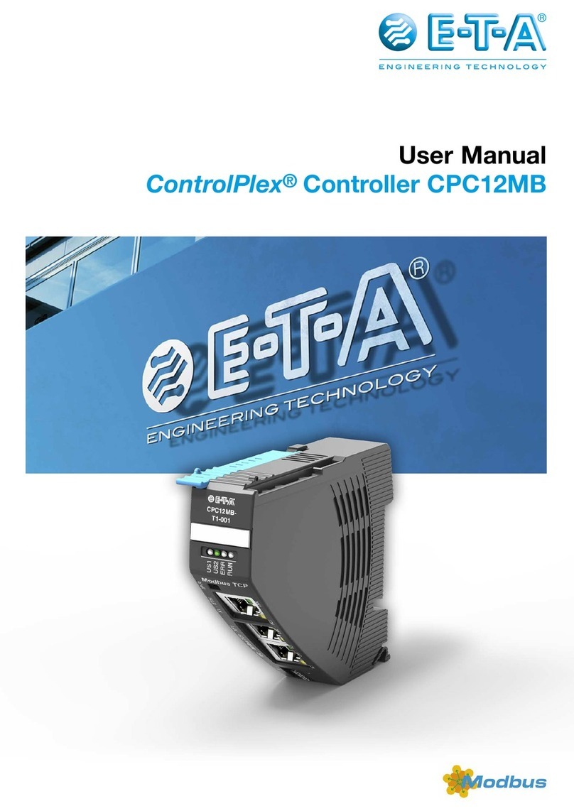 E-T-A ControlPlex CPC12 T Series User manual
