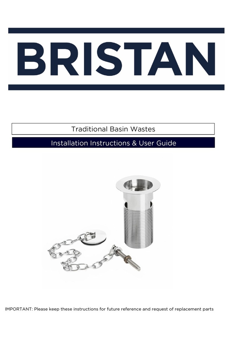 Bristan W BASIN01 C Installation instructions & user guide