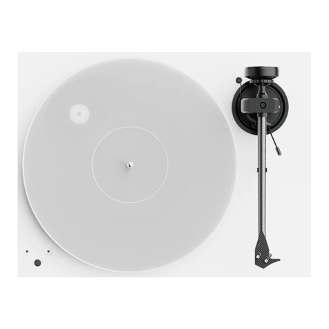 Pro-Ject Audio Systems X1 User manual