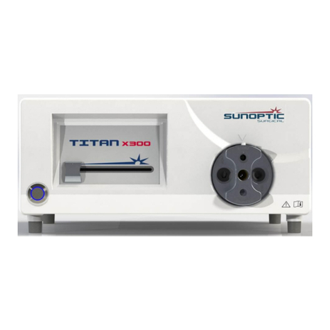Sunoptic Surgical Titan X300 Operator's manual Sunoptic Surgical Titan X300 Operator's manual