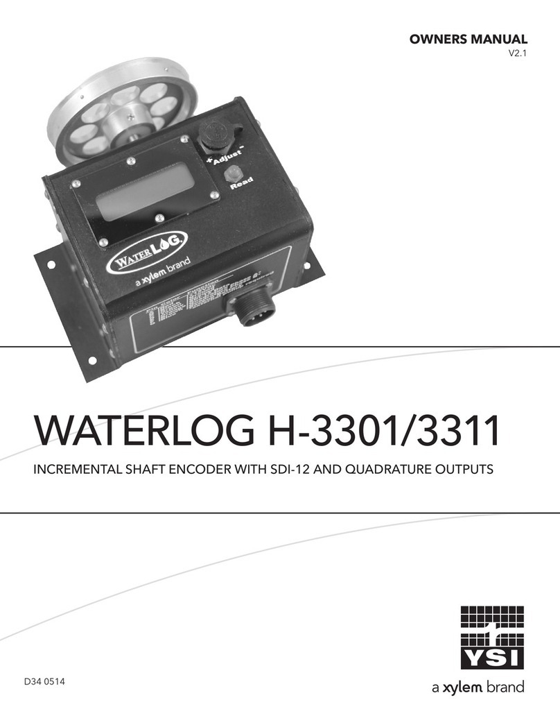 Xylem YSI WaterLOG H-3301 owner's manual