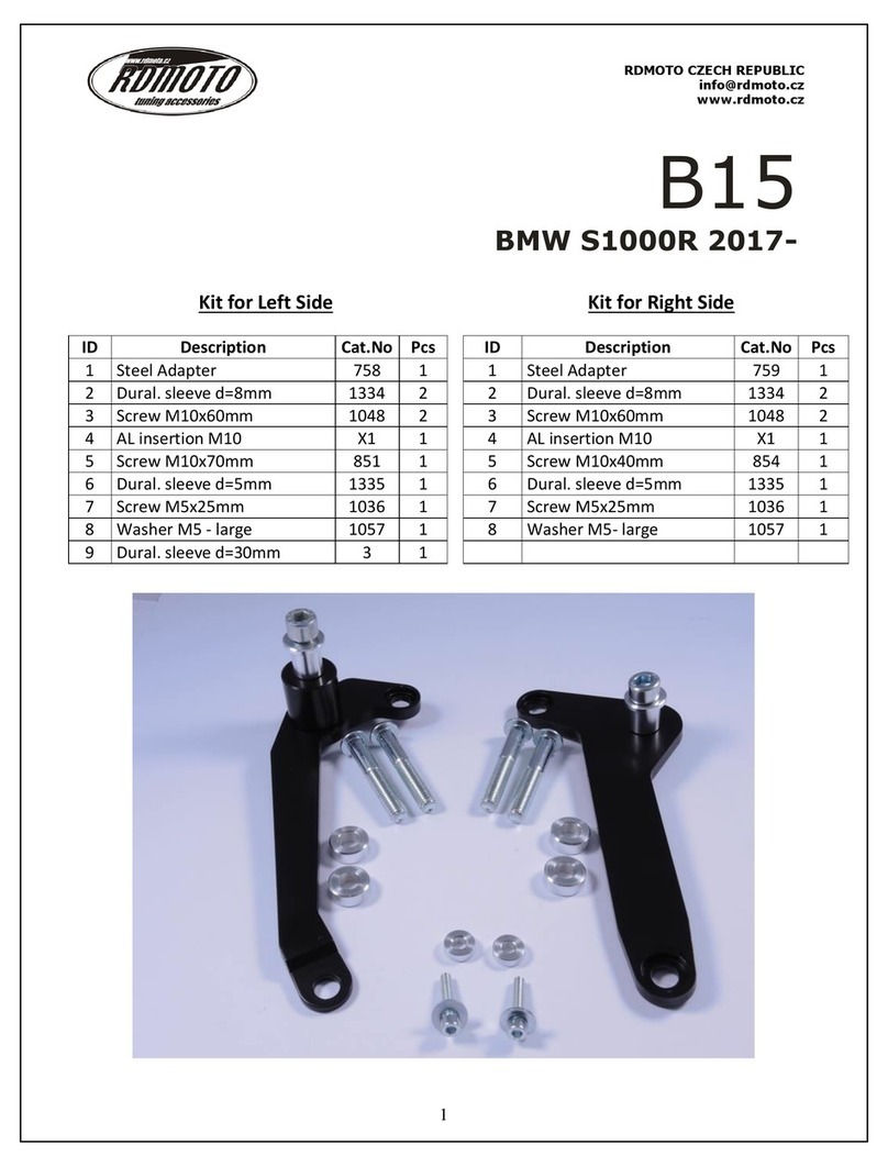RDMOTO B15 User manual