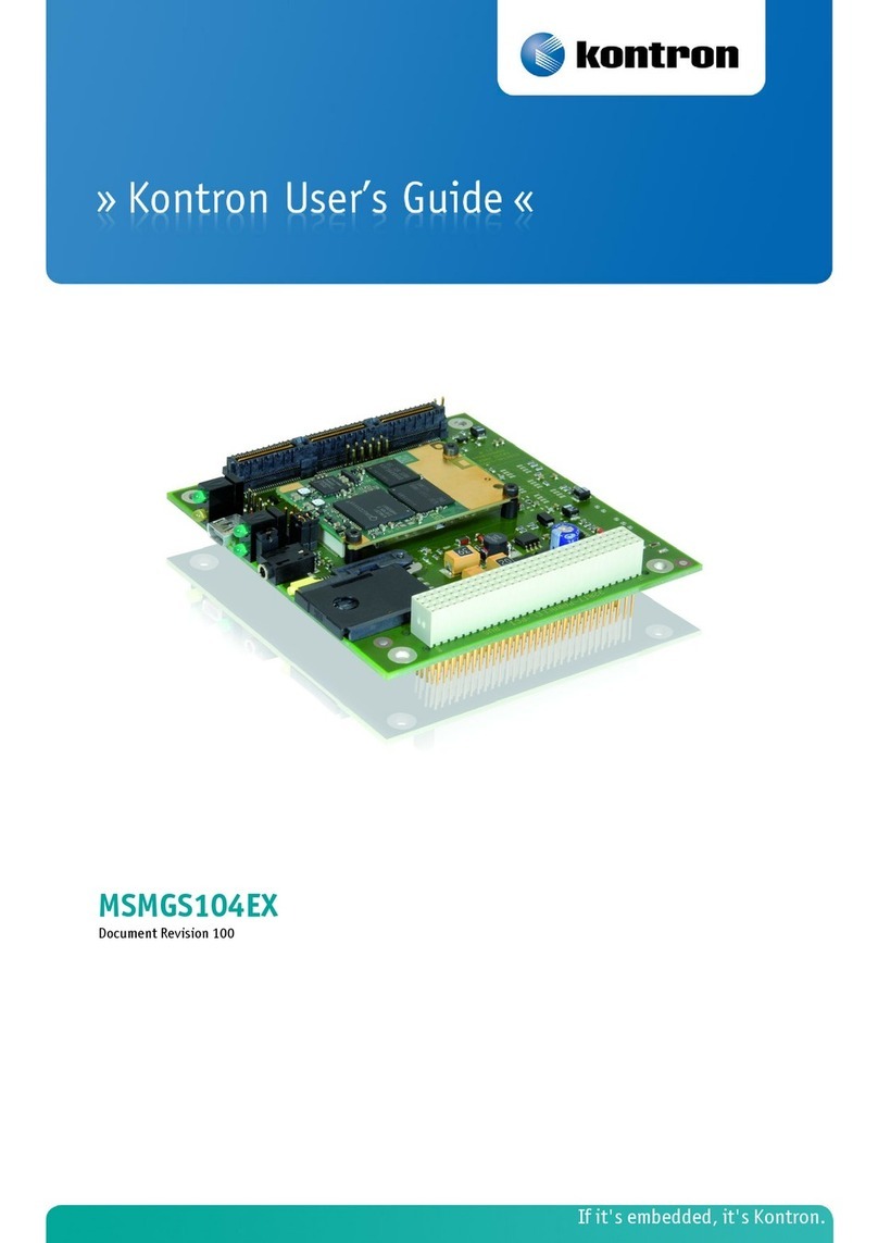 Kontron MSMGS104EX user guide