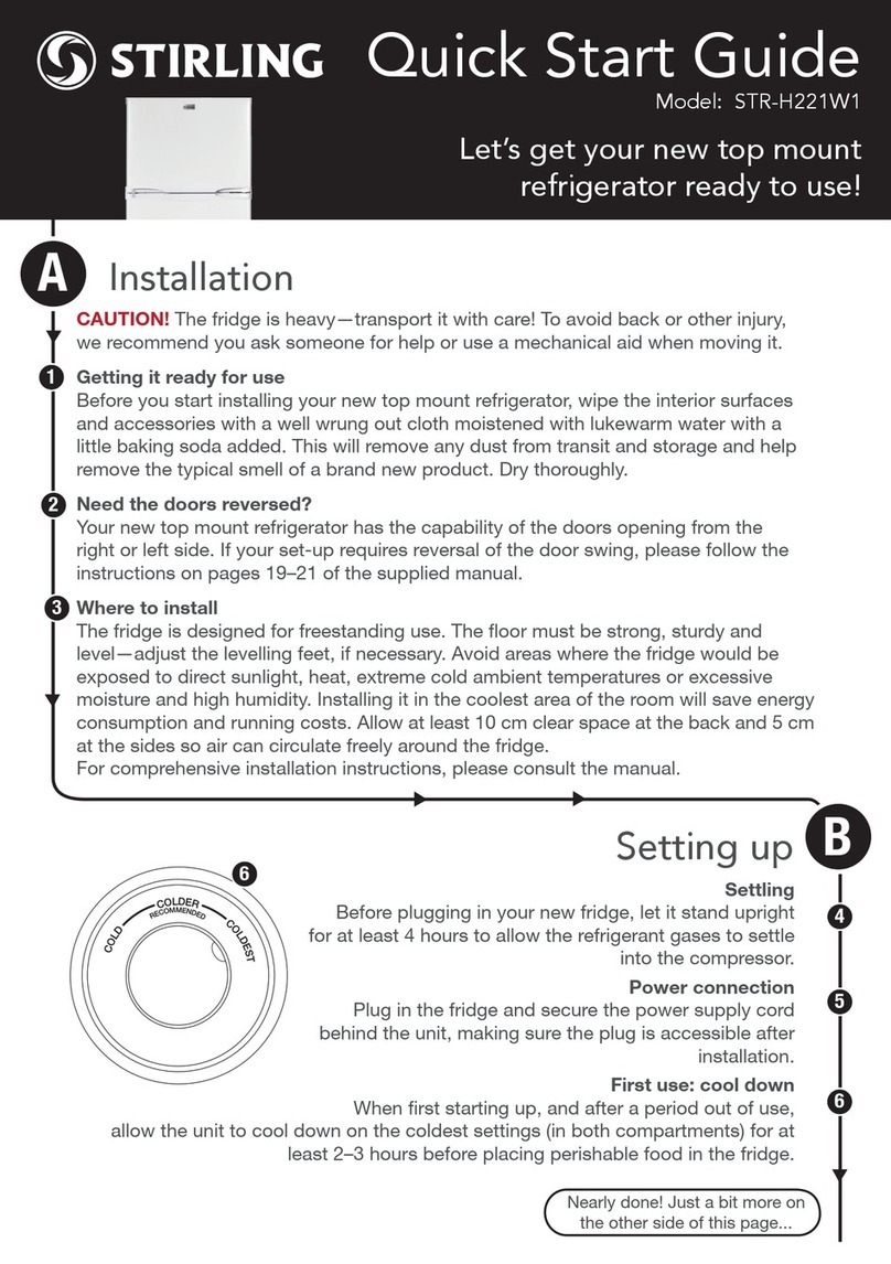 Stirling STR-H221W1 User manual