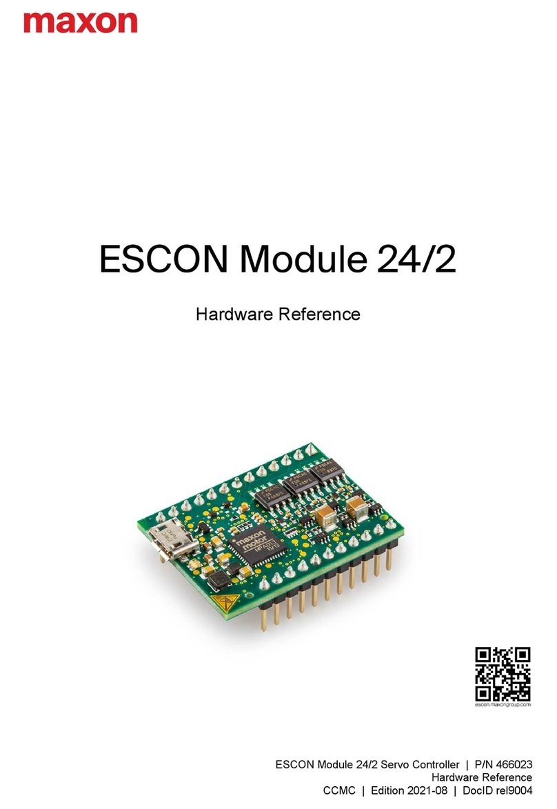 Maxon ESCON 24/2 Hardware reference