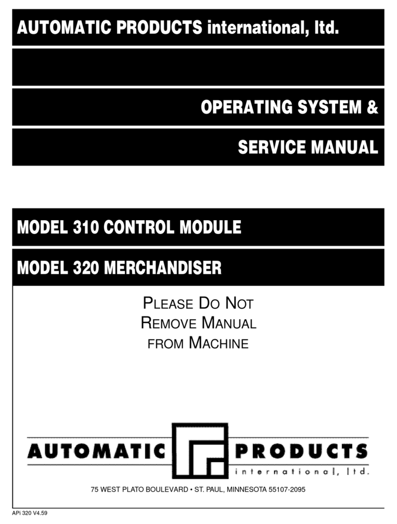 Automatic Products 310 Instruction and safety manual