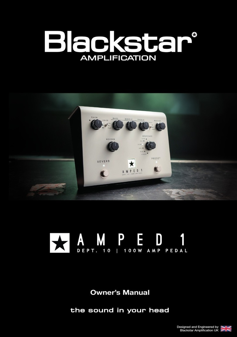 BLACK STAR AMPED 1 owner's manual