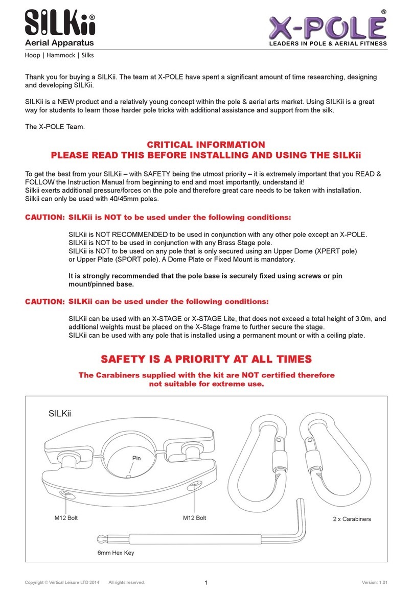 X-pole SILKii quick start guide