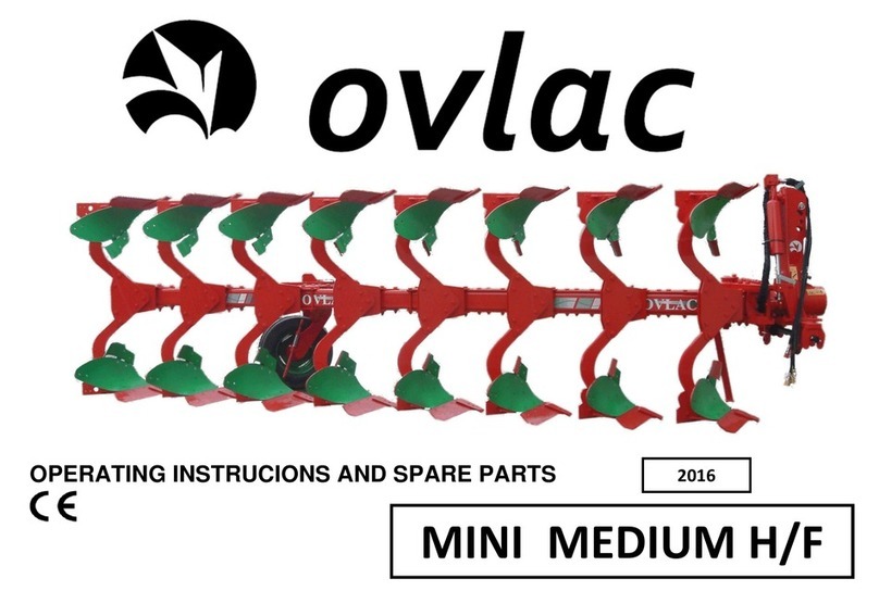 Ovlac MINI MEDIUM H/F OPERATING INSTRUCIONS AND SPARE PARTS