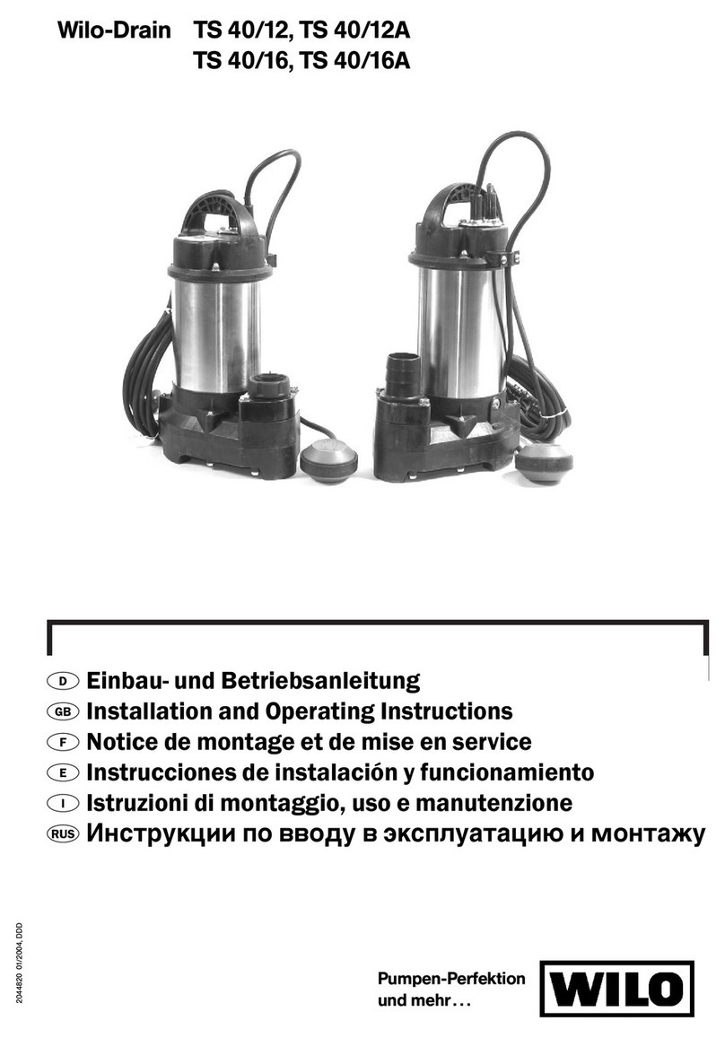 Wilo Wilo-Drain TS 40/12 User manual