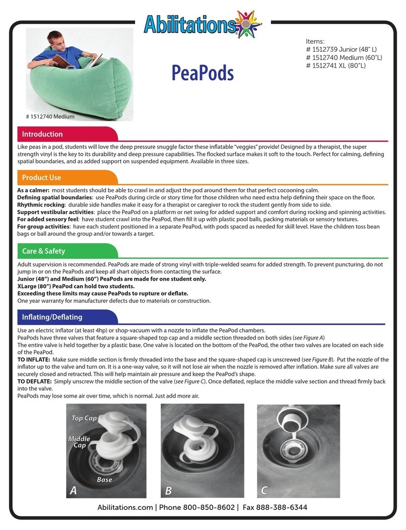 Abilitations PeaPod 1512739 instruction sheet Abilitations PeaPod 1512739 instruction sheet