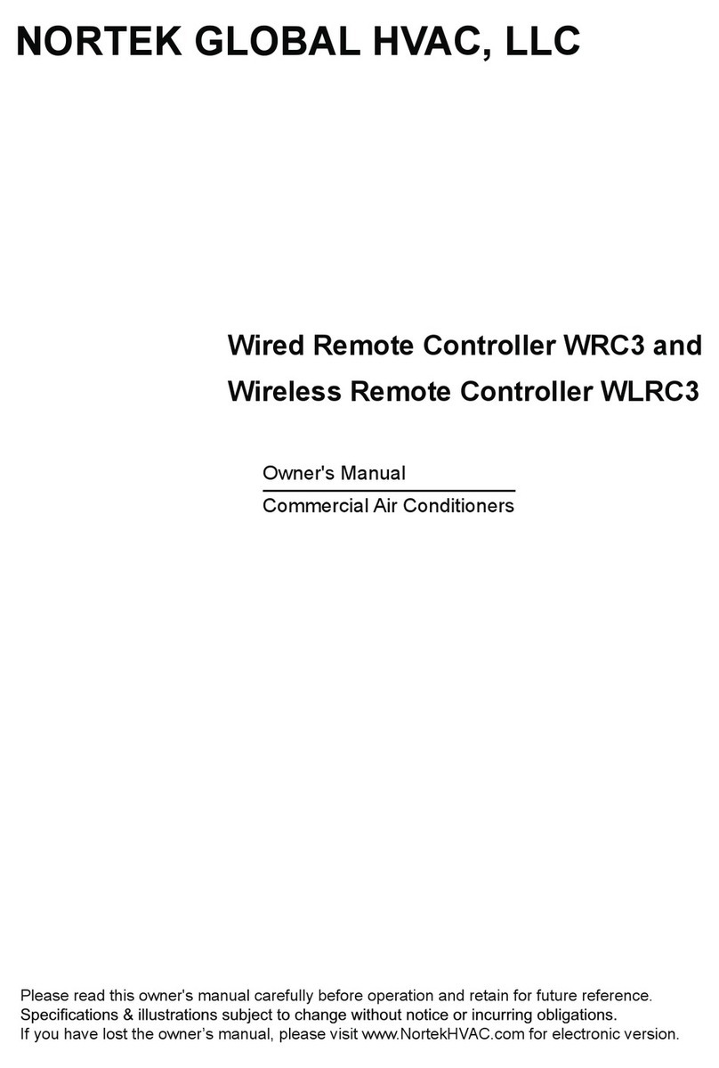 Nortek WRC3 owner's manual