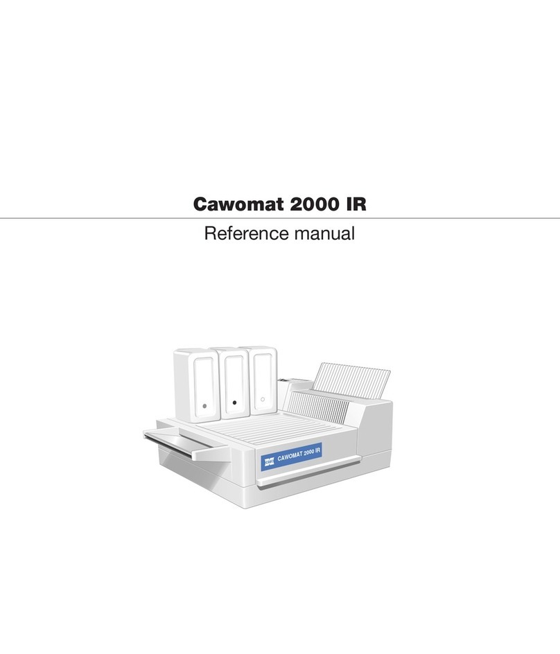 Cawomat 2000 IR Reference manual