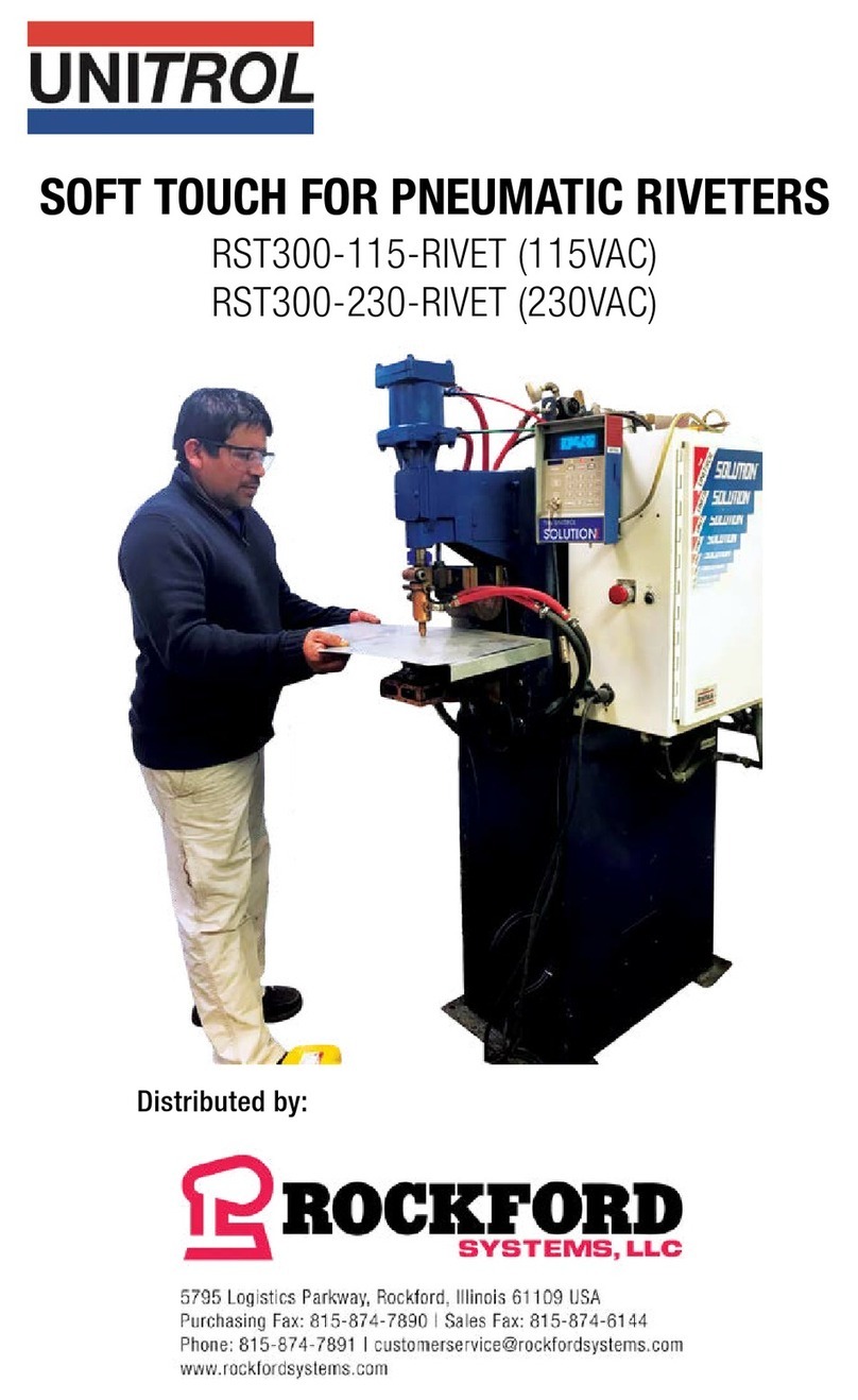Unitrol RST300-115-RIVET User manual