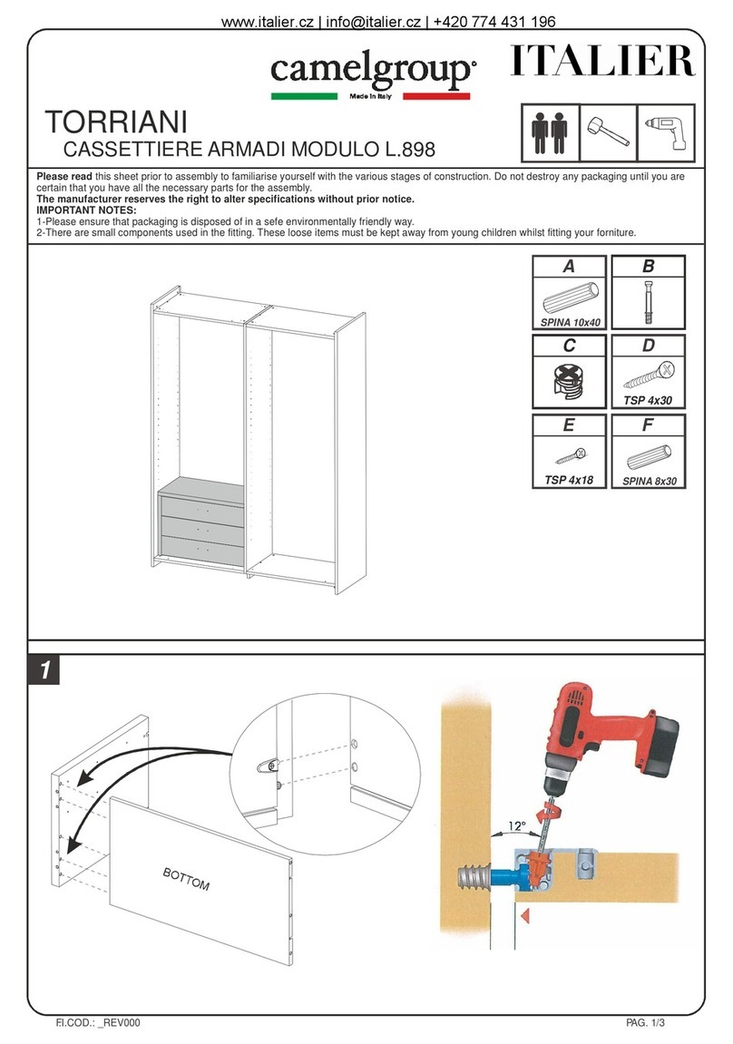 camelgroup TORRIANI L.898 Assembly instructions camelgroup TORRIANI L.898 Assembly instructions