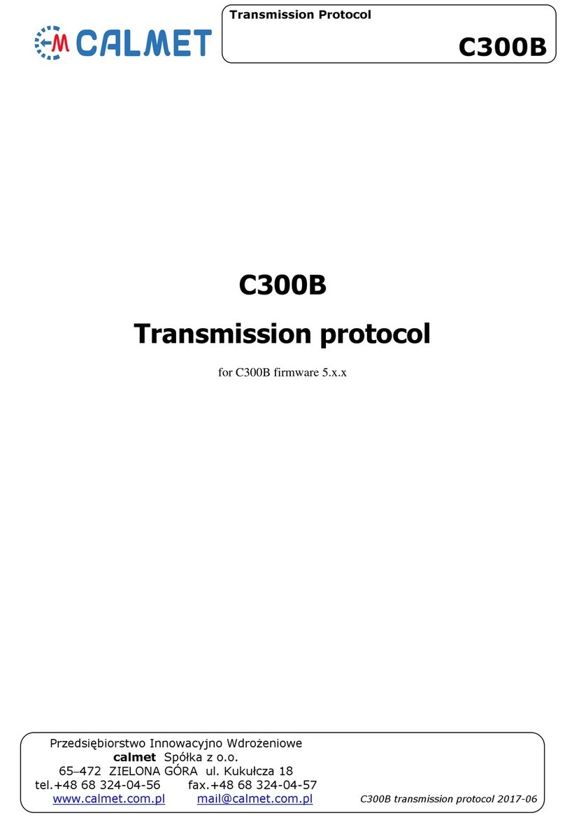 CALMET C300B manual