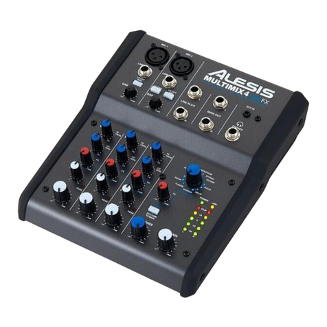 Alesis MultiMix 4 USB FX user guide