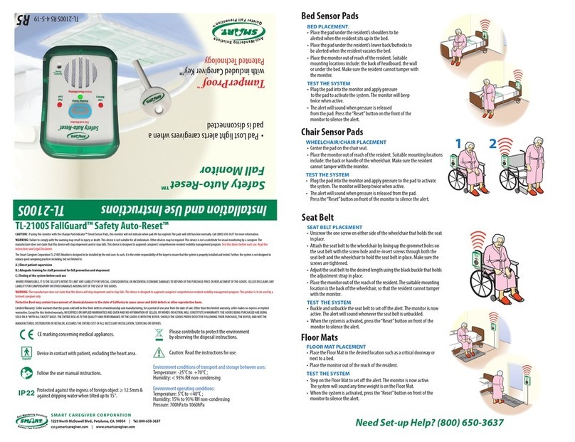 SMART TamperProof TL-2100S Installation and use instructions and warnings