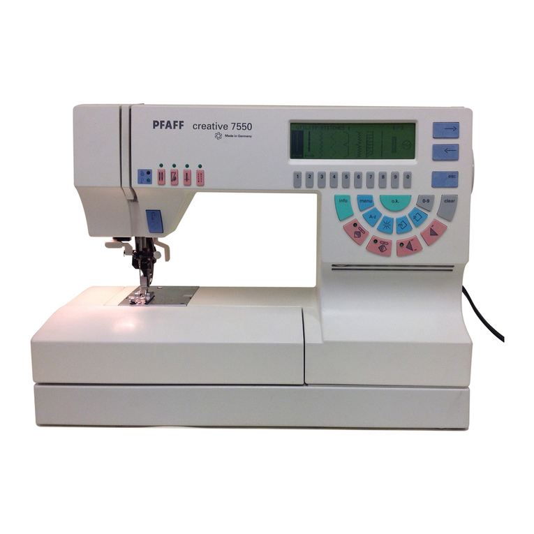 Pfaff Creative 7550 User manual