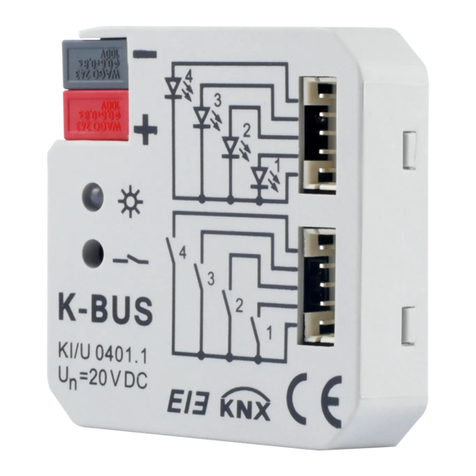 GVS KNX K-BUS BTIS-04/00.1 user manual