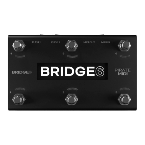 PIRATE MIDI BRIDGE6 instruction manual