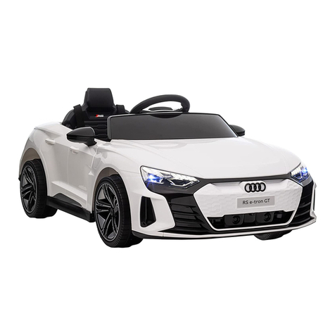 HOMCOM Audi RS e-tron GT Ride-on User manual