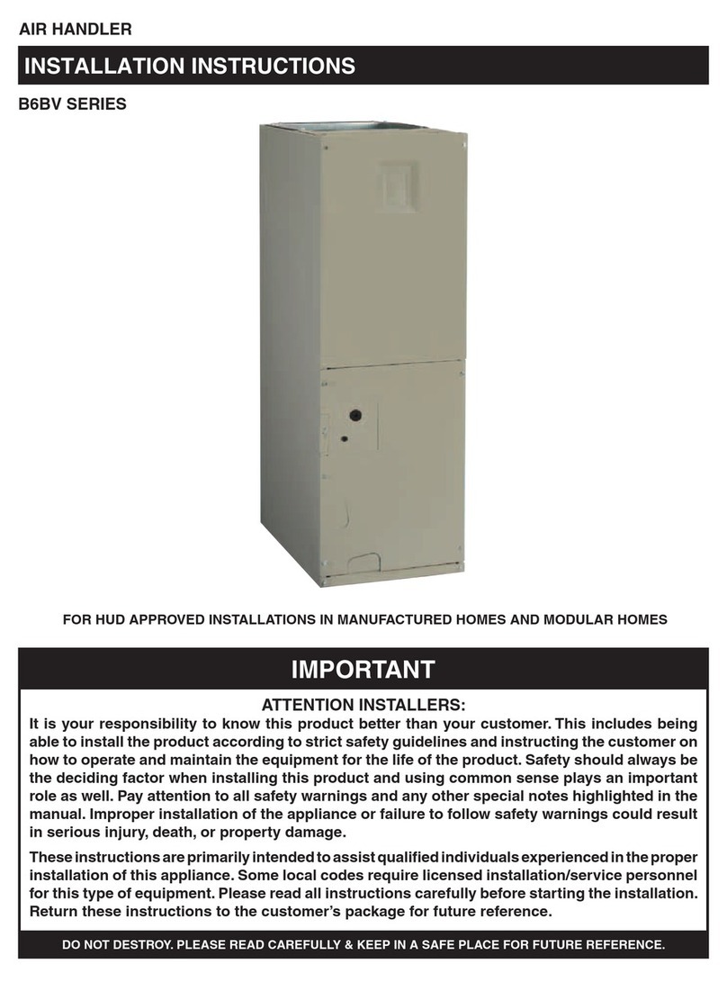 Nortek B6BV Series User manual