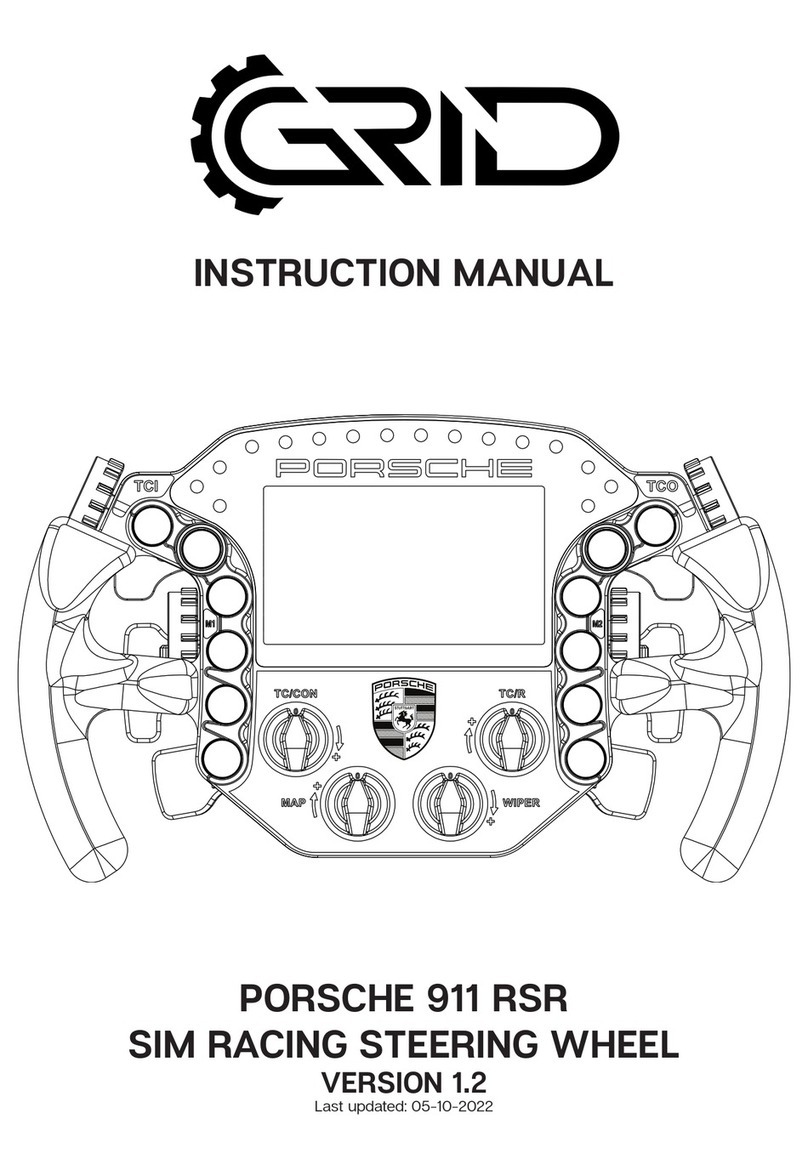 Grid PORSCHE 911 RSR User manual