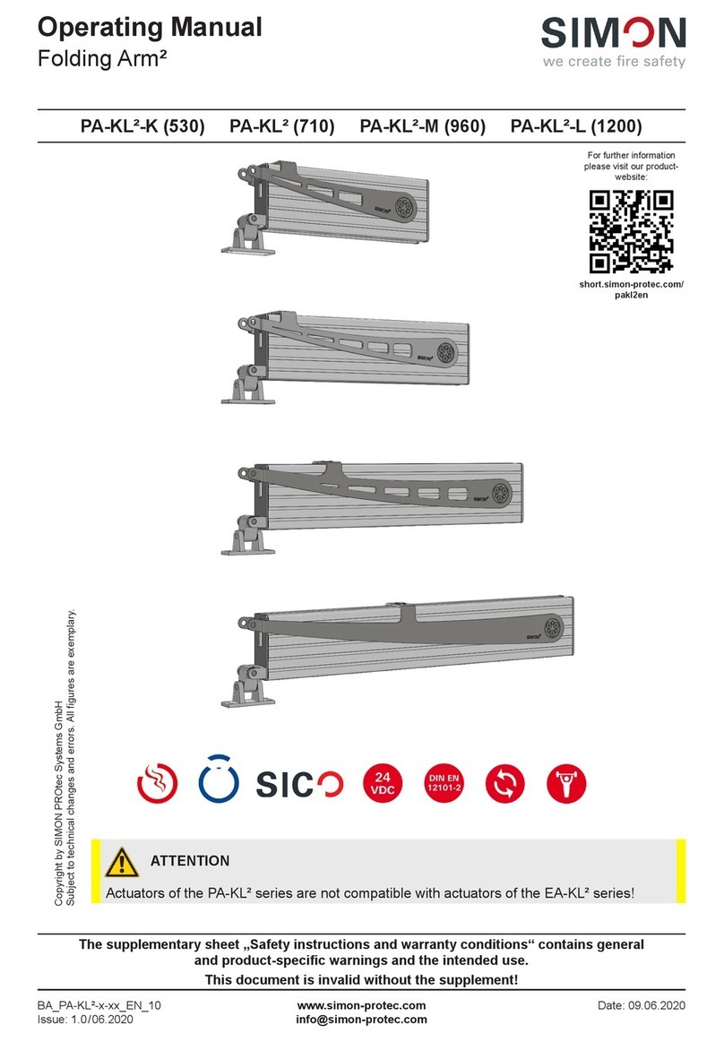Simon PA-KL2-K 530 User manual